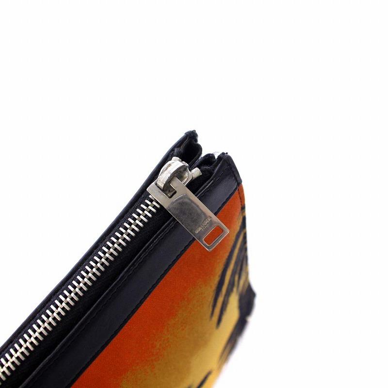 サンローラン パリ SAINT LAURENT PARIS パームツリー クラッチバッグ 