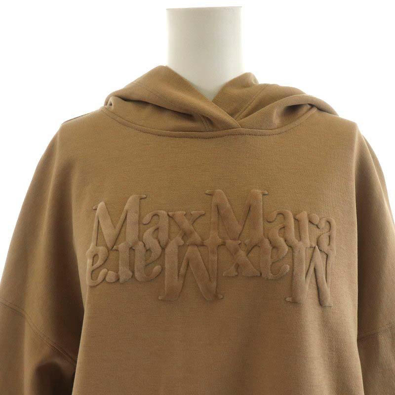 マックスマーラ MAX MARA 23SS パーカー プルオーバー ロゴ コットン M 