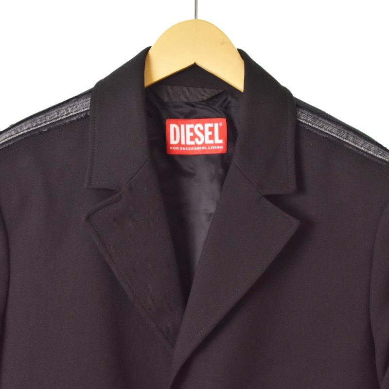 ディーゼル DIESEL W-Hivo デニム切り替え ロング テーラードジャケット コート 46 黒 ブラック A10430 0HJAG メンズ : 208-902311100005 : ブランド古着販売のベクトル - 通販 - Yahoo!ショッピング ディーゼル DIESEL W-Hivo デニム切り替え ロング テーラードジャケット コート 46 黒 ブラック A10430 0HJAG メンズ : 208-902311100005 : ブランド古着販売のベクトル - 通販 - Yahoo!ショッピング