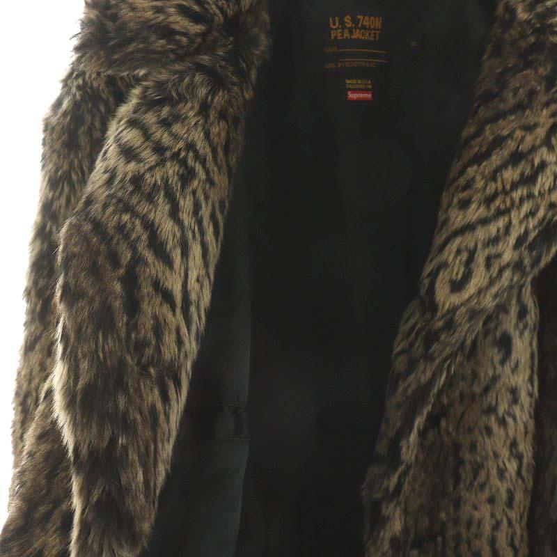 シュプリーム SUPREME US 740N PEA JACKET 17AW フェイクファーコート 