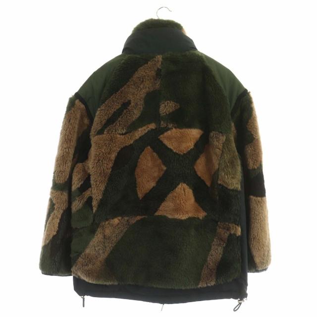 サカイ sacai × カウズ KAWS 21AW Jacquard Faux Fur Reversible