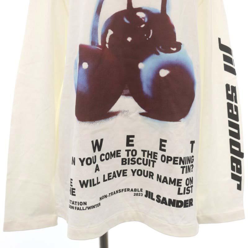 ジルサンダー JIL SANDER 23AW T-SHIRT CN LS ロンT Tシャツ チェリー 
