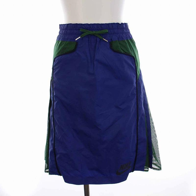 ナイキ ラボ NIKE LAB サカイ Sacai Sport Skirt メッシュ 切替 ナイキ ラボ NIKE LAB サカイ Sacai Sport Skirt メッシュ 切替
