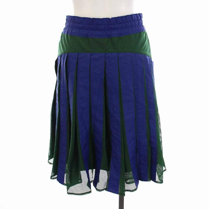 ナイキ ラボ NIKE LAB サカイ Sacai Sport Skirt メッシュ 切替 ナイキ ラボ NIKE LAB サカイ Sacai Sport Skirt メッシュ 切替