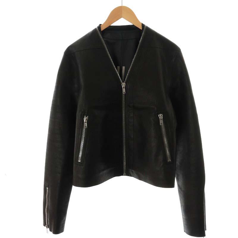 リックオウエンス Rick Owens LARRY LEATHER SHIRT ラリー レザー 