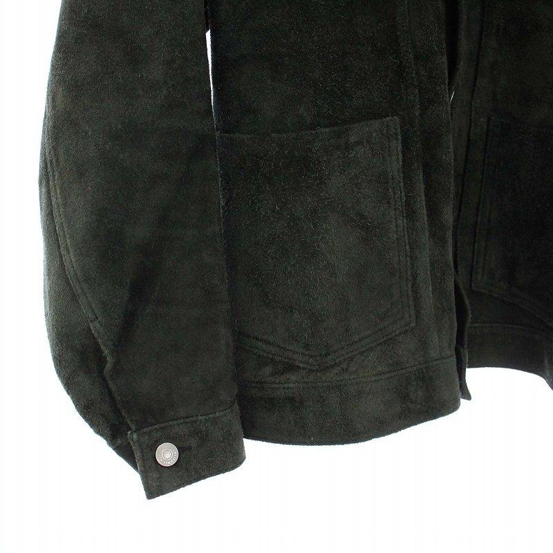 WACKO MARIA SUEDE LEATHER TRUCKER JACKET ( TYPE-1 ) スエードレザー 