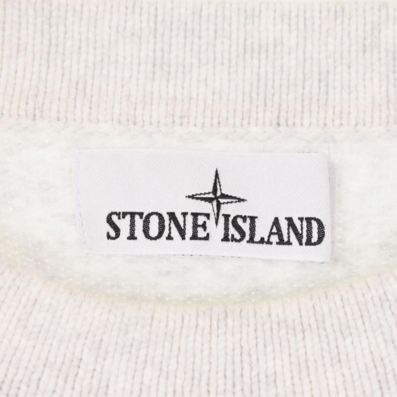 ストーンアイランド STONE ISLAND Wool Blend Sweater ニット セーター ロゴパッチ ウール M ライトグレー 7715506A2 メンズ｜vectorpremium｜03