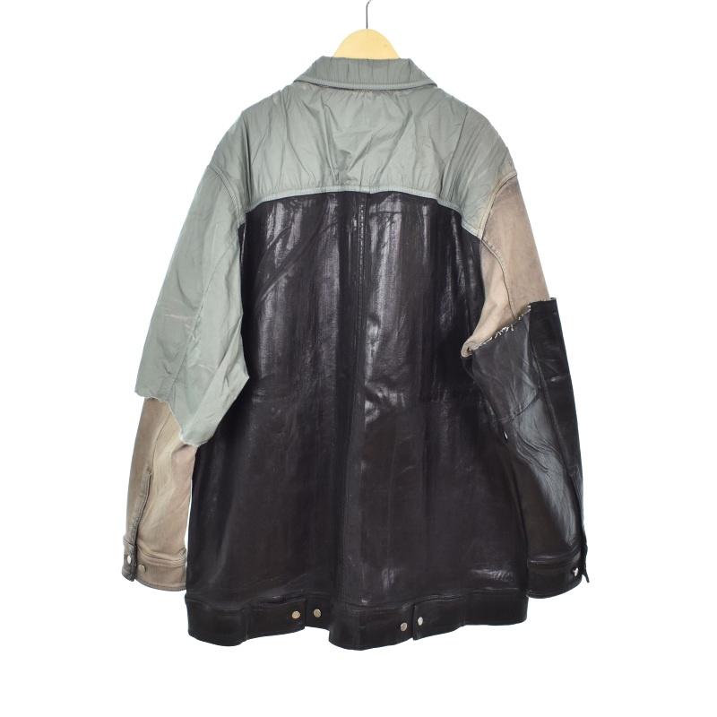 リックオウエンス Rick Owens 切り替え ワーカー ジャケット ブルゾン 