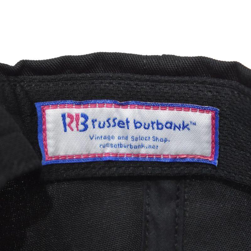 ラセットバーバンク russet burbank Dad Cap キャップ 帽子 黒 