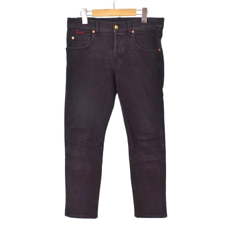 グッチ GUCCI ウォッシュドデニム テーパードパンツ デニムパンツ  