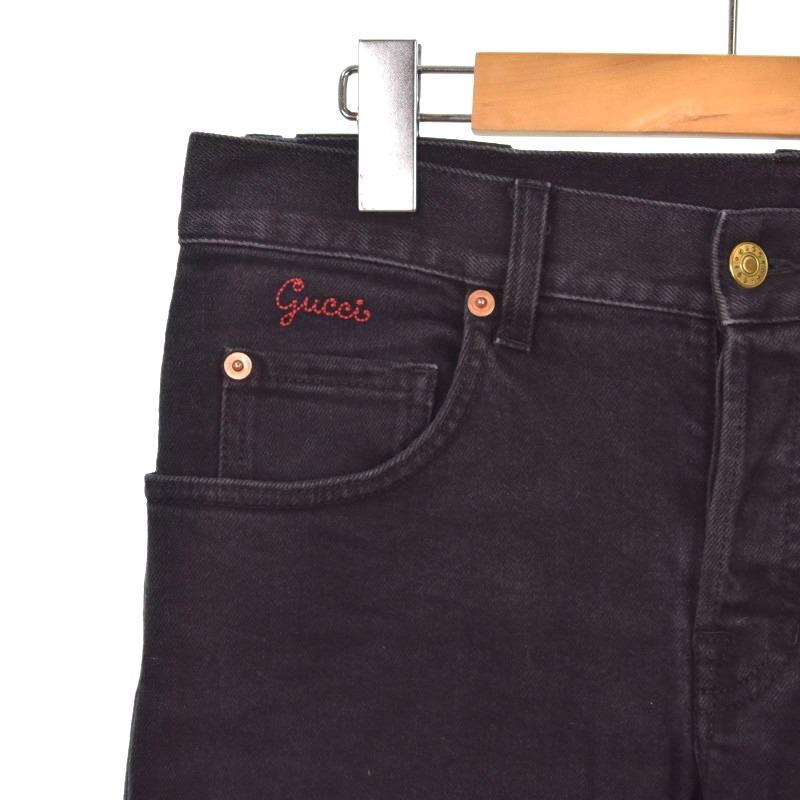 グッチ GUCCI ウォッシュドデニム テーパードパンツ デニムパンツ  