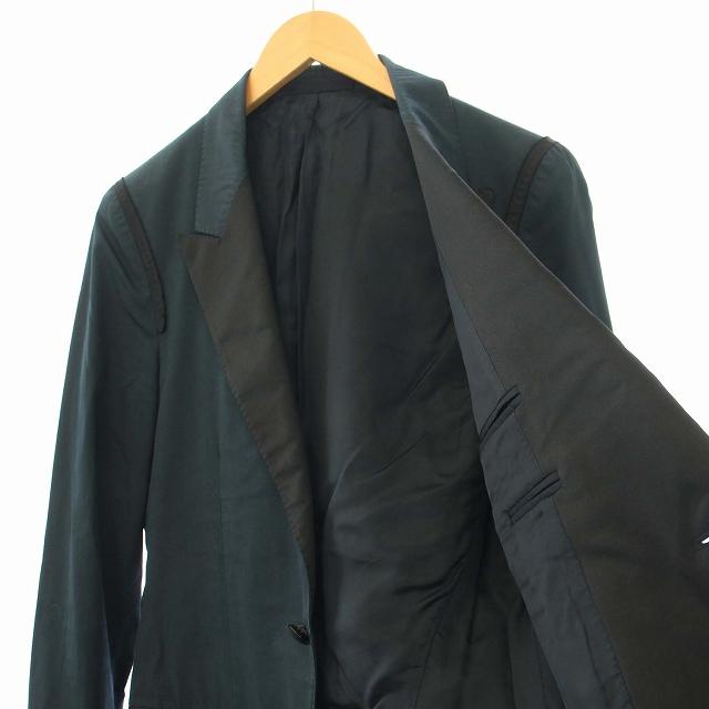 ランバン LANVIN テーラードジャケット シングル サイドベンツ 44 XS