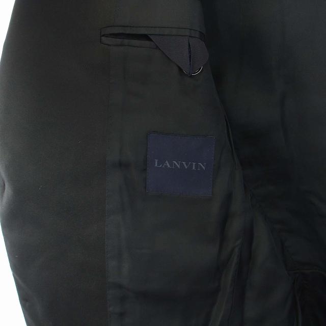 ランバン LANVIN テーラードジャケット シングル サイドベンツ 44 XS