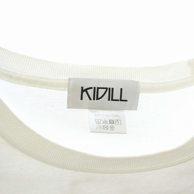KIDILL×SKOLOCT オーバーサイズカットソー　Tシャツ　白　ホワイト KIDILL×SKOLOCT オーバーサイズカットソー Tシャツ 白 ホワイト