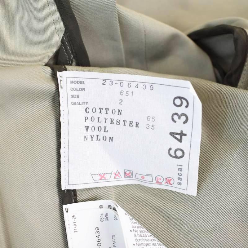 サカイ sacai 23SS Cotton Gabardine Blouson コットン ギャバジン
