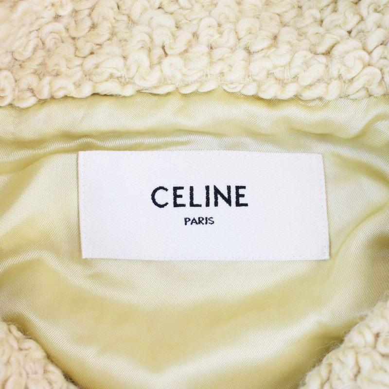 CELINE セリーヌ エディ期 ダッフルコート ロゴ入りトグル 34 CELINE セリーヌ エディ期 ダッフルコート ロゴ入りトグル 34