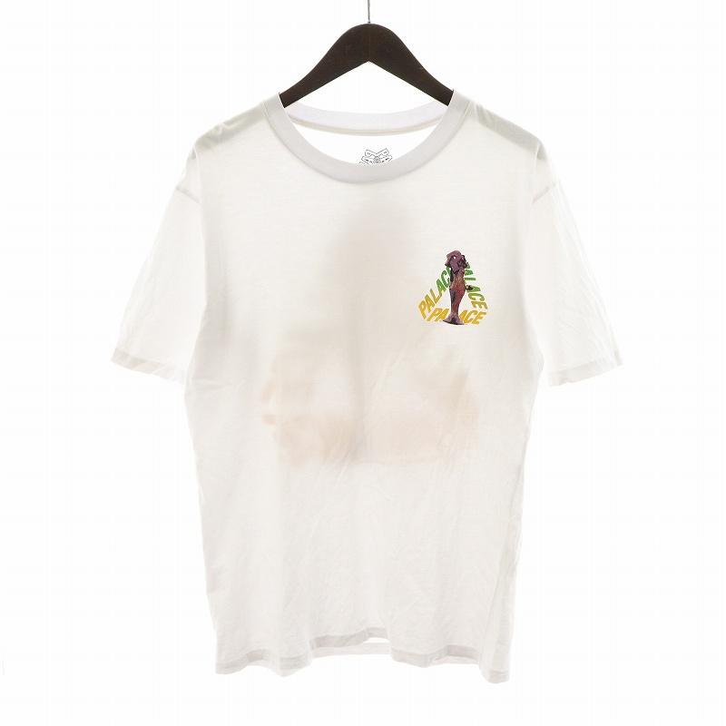 パレス Palace Tシャツ カットソー 半袖 ロゴ L 白 ホワイト /AN33  
