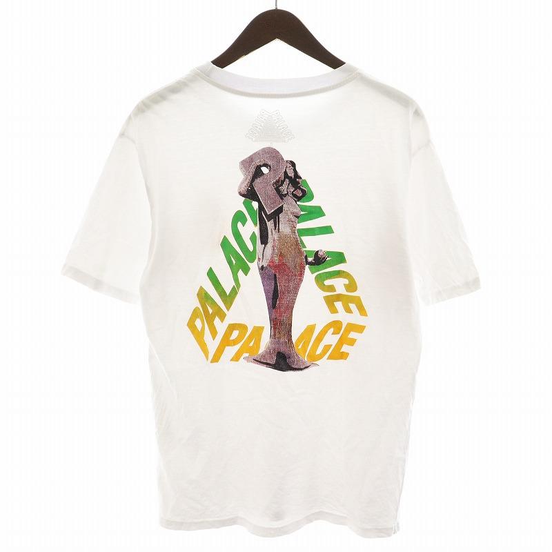 パレス Palace Tシャツ カットソー 半袖 ロゴ L 白 ホワイト /AN33  