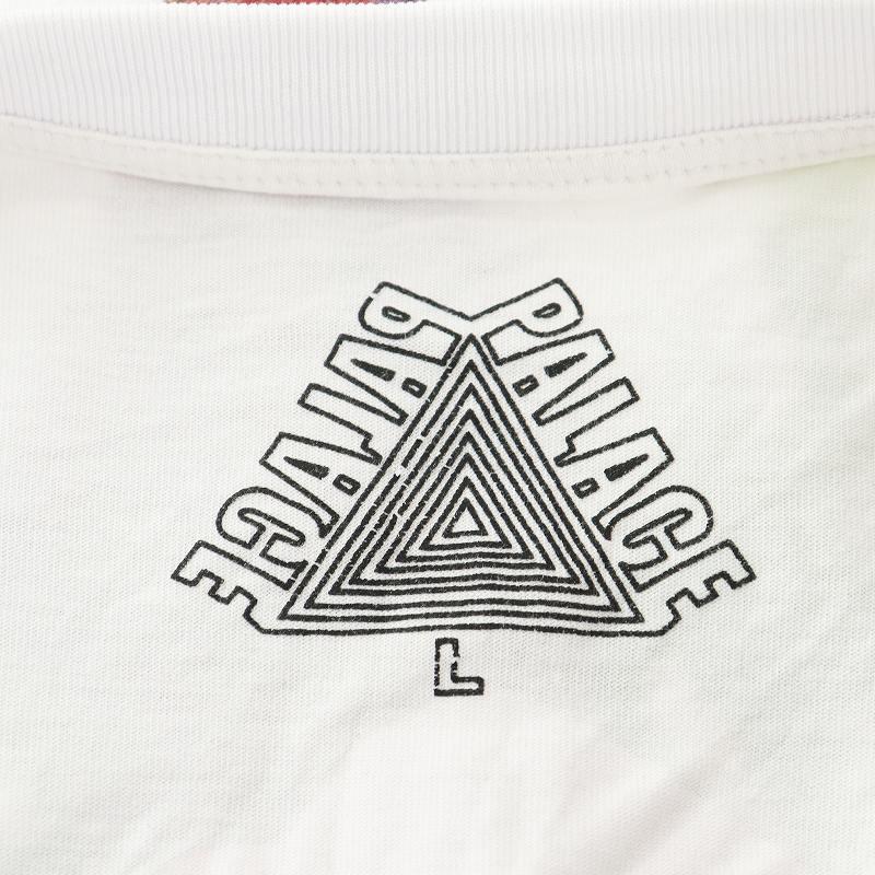 パレス Palace Tシャツ カットソー 半袖 ロゴ L 白 ホワイト /AN33  