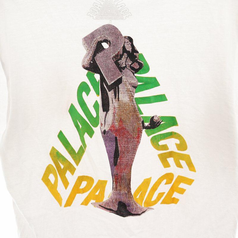 パレス Palace Tシャツ カットソー 半袖 ロゴ L 白 ホワイト /AN33  