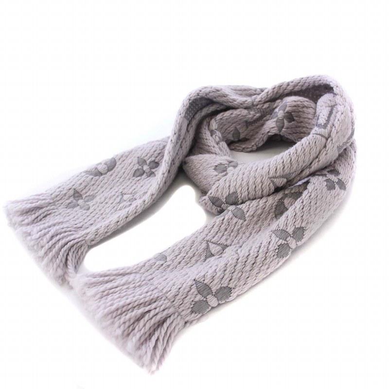 ルイヴィトン LOUIS VUITTON エシャルプ・ロゴマニア グリペルル  