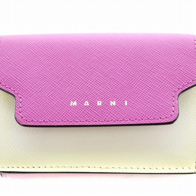 【ball】MARNI レディース 三つ折り財布 ピンク マルニ 三つ折り財布 ピンク[品番：AXEB0037958]｜AXES（アクセス）の