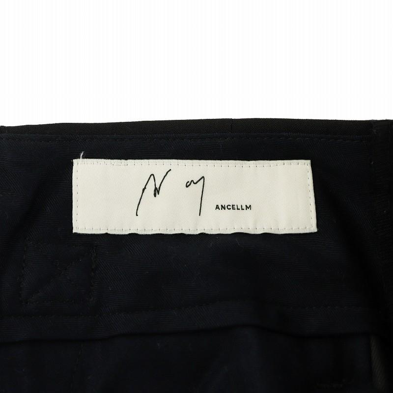 ANCELLM アンセルム WOOL DAMAGE WIDE SLACKS ウール ダメージ ANCELLM アンセルム WOOL DAMAGE WIDE SLACKS ウール ダメージ