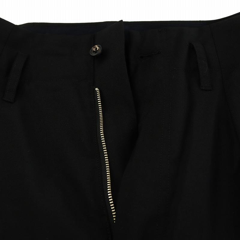 ANCELLM アンセルム WOOL DAMAGE WIDE SLACKS ウール ダメージ ワイド