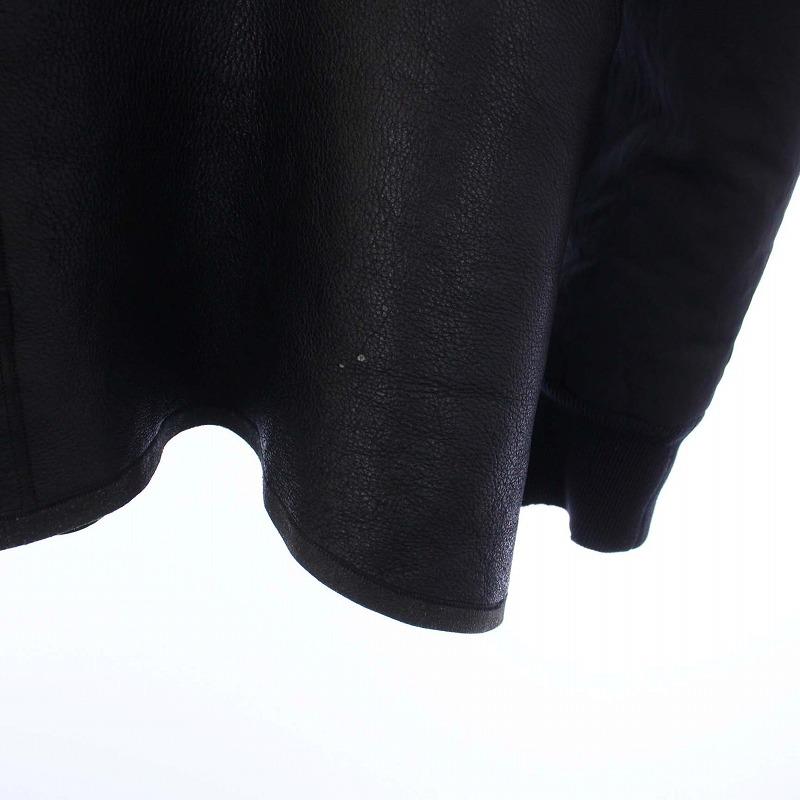 リックオウエンス Rick Owens 11AW Limo Leather Jacket ムートン