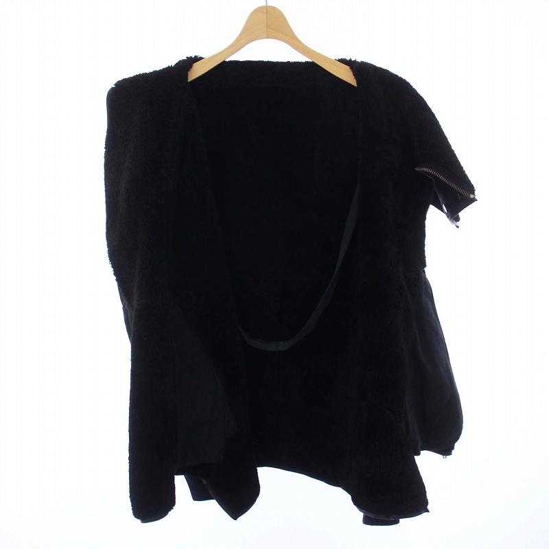 リックオウエンス Rick Owens 11AW Limo Leather Jacket ムートン