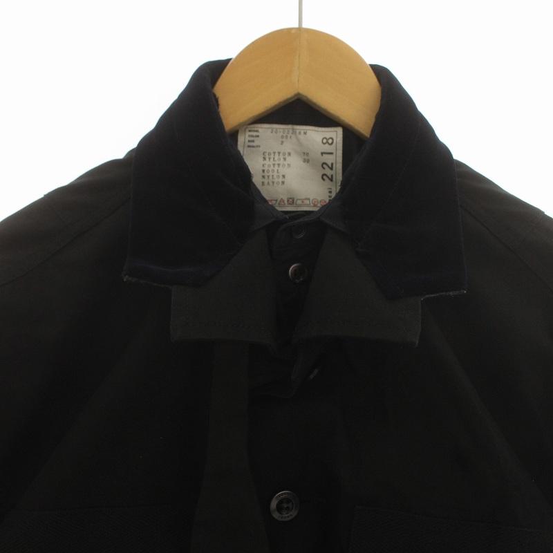 サカイ sacai 20SS FABRIC COMBO SHRTS ファブリック コンボ シャツ 