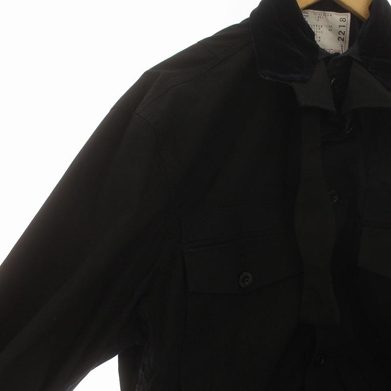 サカイ sacai 20SS FABRIC COMBO SHRTS ファブリック コンボ シャツ 
