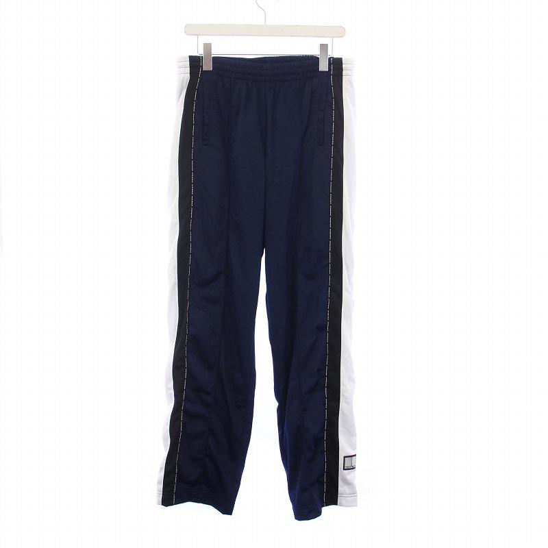 VETEMENTS VTMNTS CONTRASTING BAND SNAP JERSEY SWEATPANTS ジャージ 