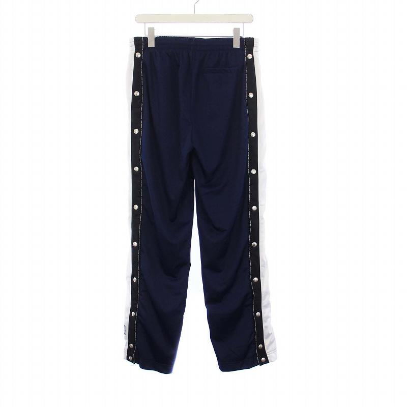 VETEMENTS VTMNTS CONTRASTING BAND SNAP JERSEY SWEATPANTS ジャージ