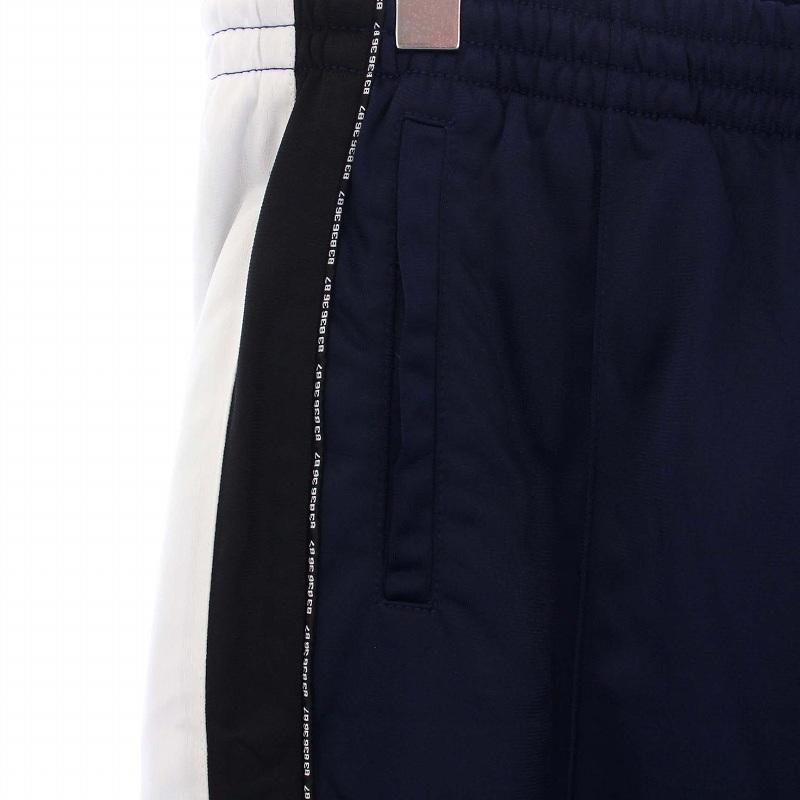 VETEMENTS VTMNTS CONTRASTING BAND SNAP JERSEY SWEATPANTS ジャージ 
