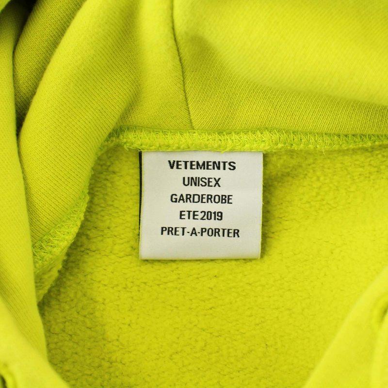 VETEMENTS CARTOON HOODIE カートゥーン フーディー プルオーバー 