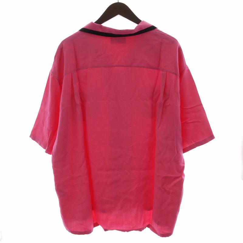 セリーヌ CELINE ルーズボーリングシャツ 半袖 オープンカラー