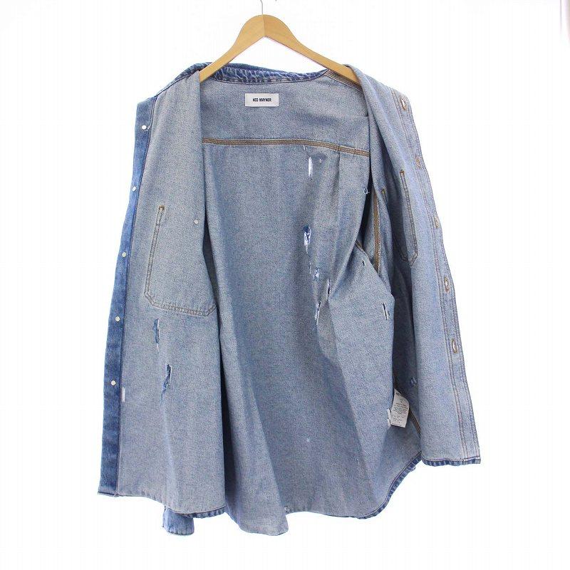 Hed Mayner 23SS BLUE INDIGO HEAVY DENIM SHIRT デニムジャケット 