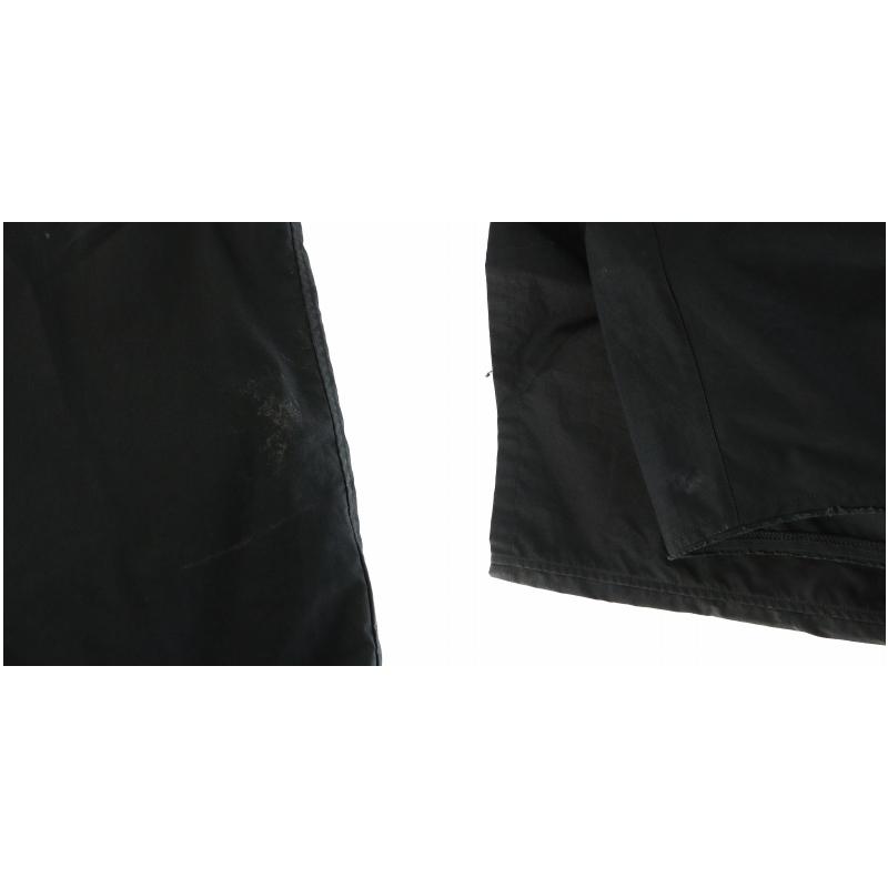 ラフシモンズ RAF SIMONS シャツ ノースリーブ ロゴ コットン 48 L 黒