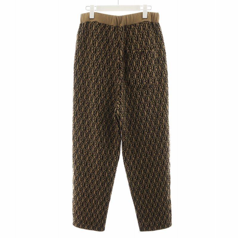 ダブレット doublet 21AW MONOGRAM JQ KNIT PANTS モノグラム 