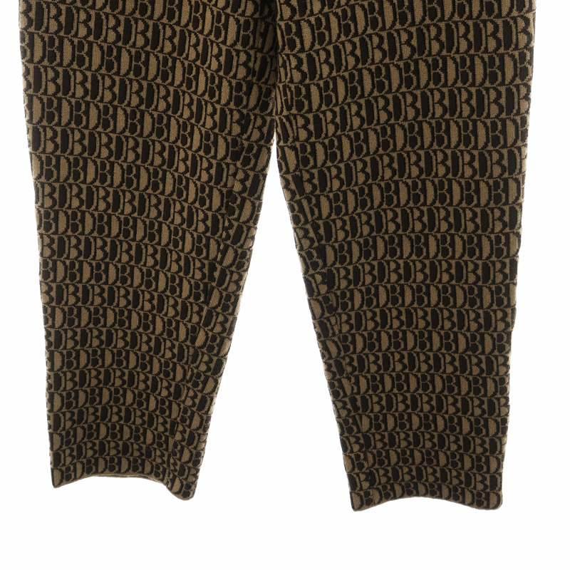 ダブレット doublet 21AW MONOGRAM JQ KNIT PANTS モノグラム 