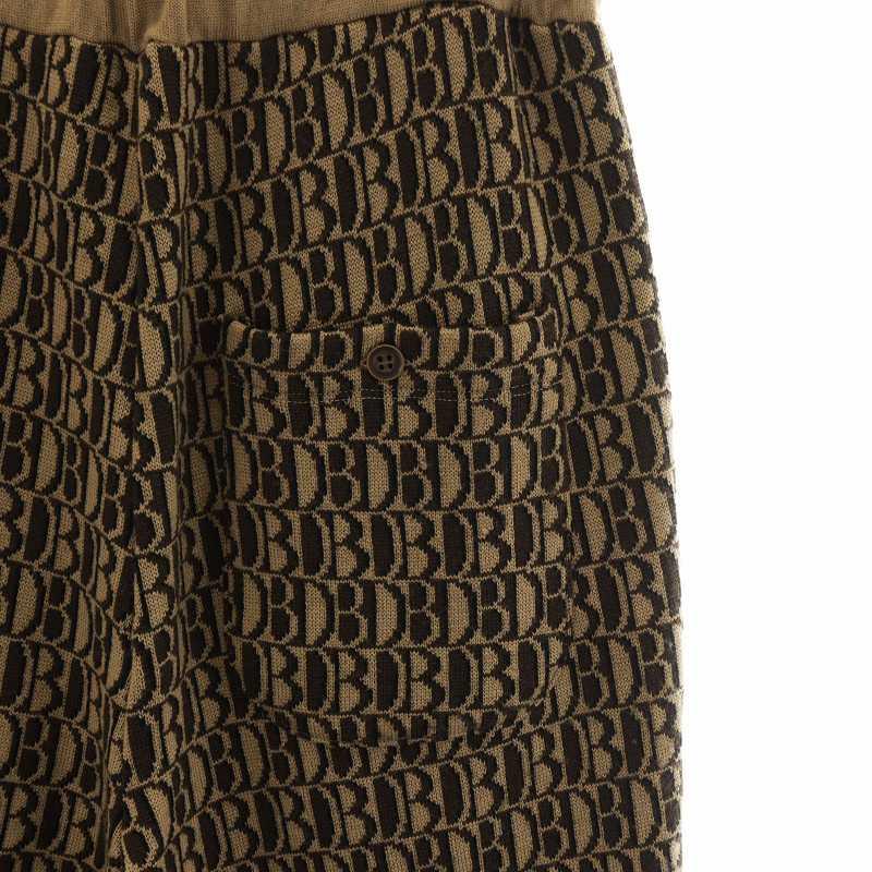 ダブレット doublet 21AW MONOGRAM JQ KNIT PANTS モノグラム 