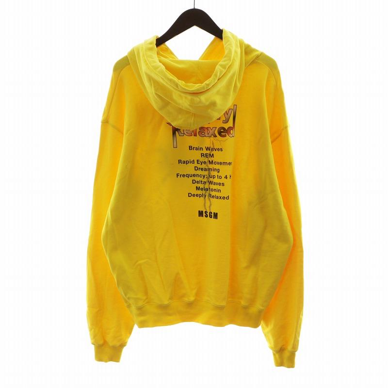 エムエスジーエム MSGM パーカー プルオーバー サソリ DREAM M 黄