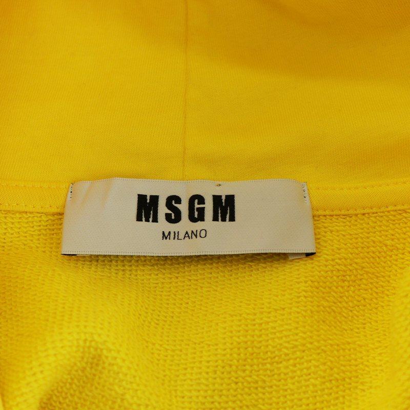 エムエスジーエム MSGM パーカー プルオーバー サソリ DREAM M 黄