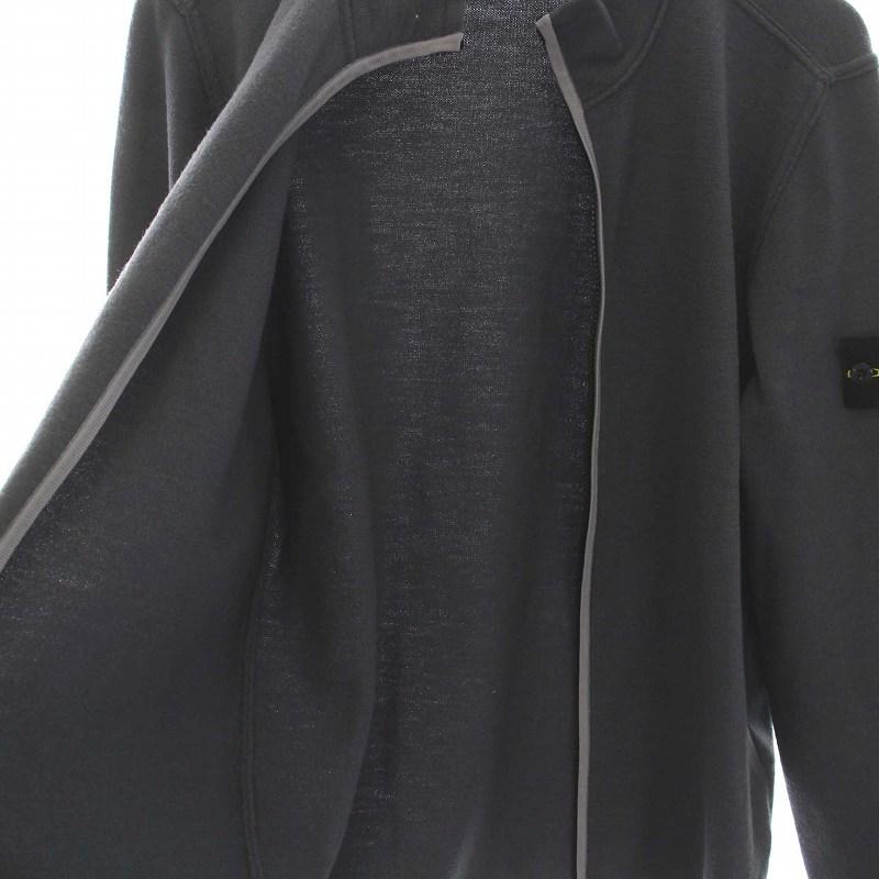 ストーンアイランド STONE ISLAND ニットジャケット ロゴパッチ ジップ  