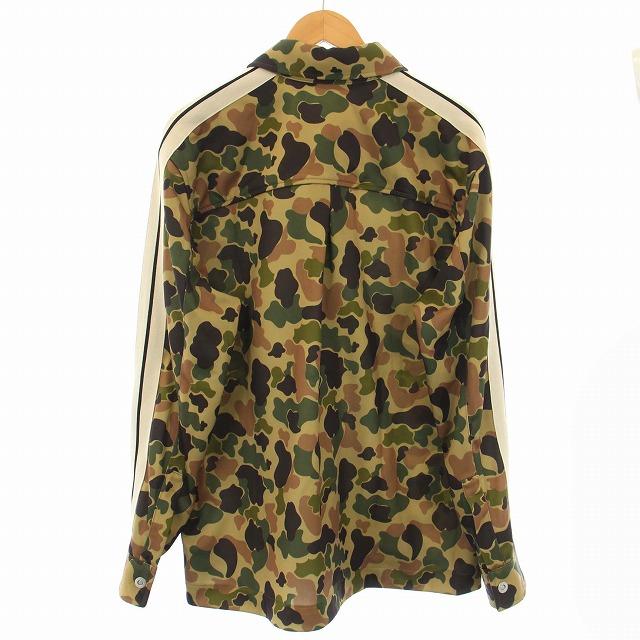 パームエンジェルス PALM ANGELS CAMOUFLAGE TRACK SHIRT シャツ 迷彩 