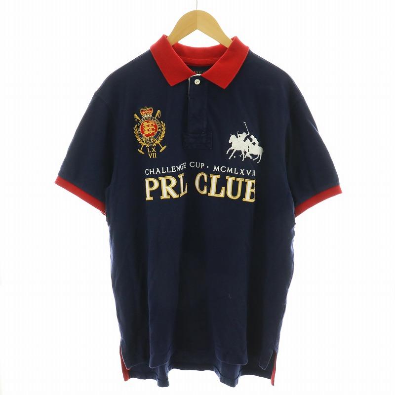 美品　ポロラルフローレン　ポロシャツ　XL　肩ナンバー　ロゴ　古着 美品 ポロラルフローレン ポロシャツ XL 肩ナンバー ロゴ 古着