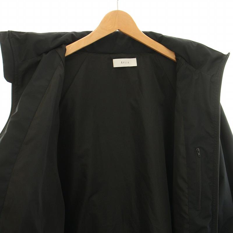 AFFA インサイドアウト中綿ジャケット 黒M AFFA インサイドアウト中綿