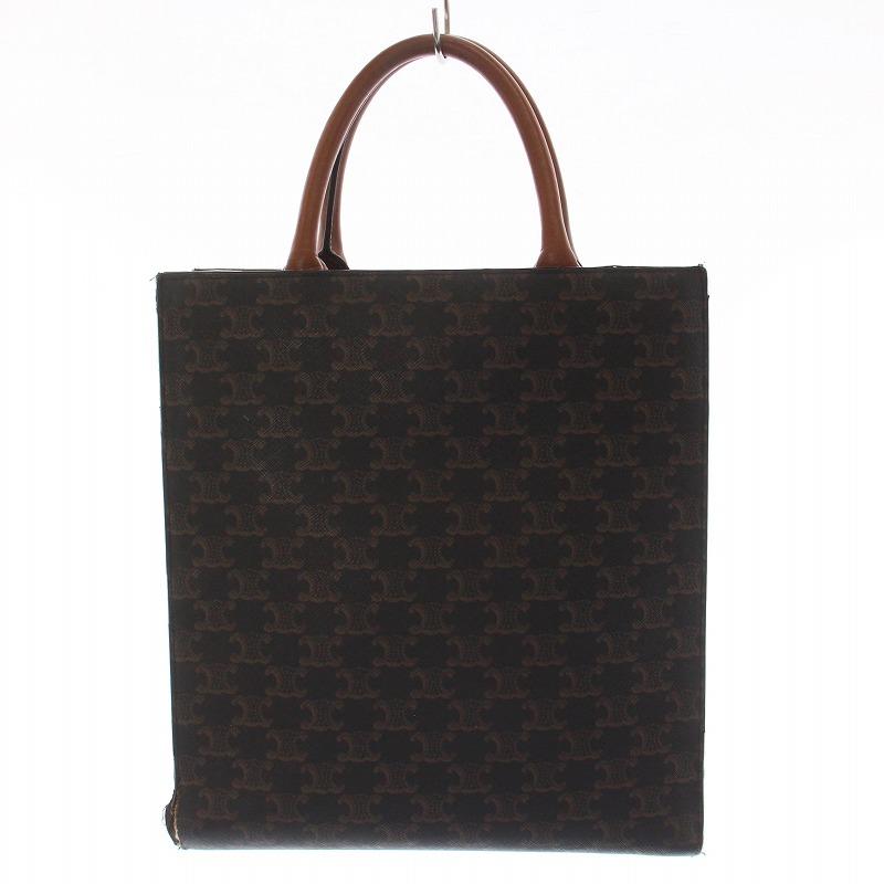 【美品】CELINEカババーティカル　トリオンフトートバッグ　ハンドバッグ 直営店買付【CELINE】ミニ バーティカル トリオンフ カバ