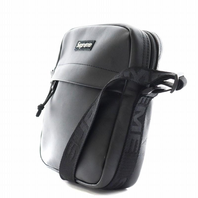 Supreme シュプリーム SUPREME 23FW Leather Shoulder Bag